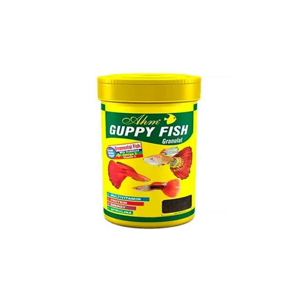 Ahm Guppy Fish Granül Lepistes Yemi 100ml